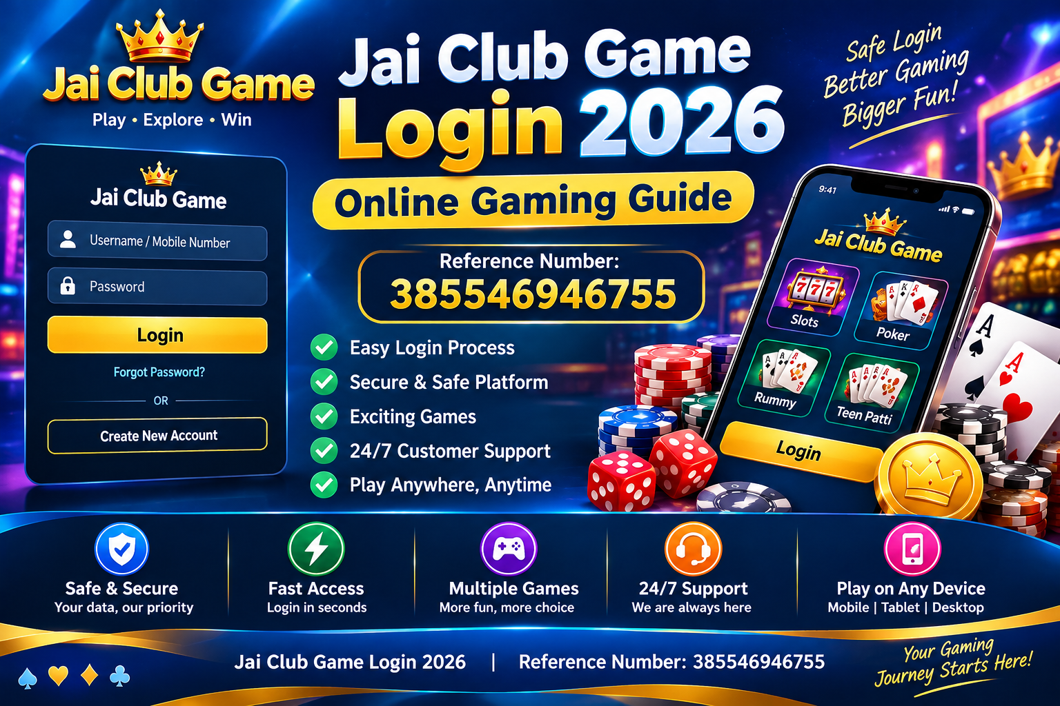 # Jai Club Game login 2026 – Online Gaming Guide | 385546946755 Notes | Knowt